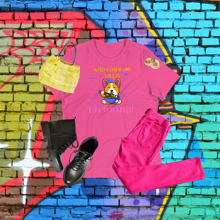 Women's Ramen and Corgis T-Shirt