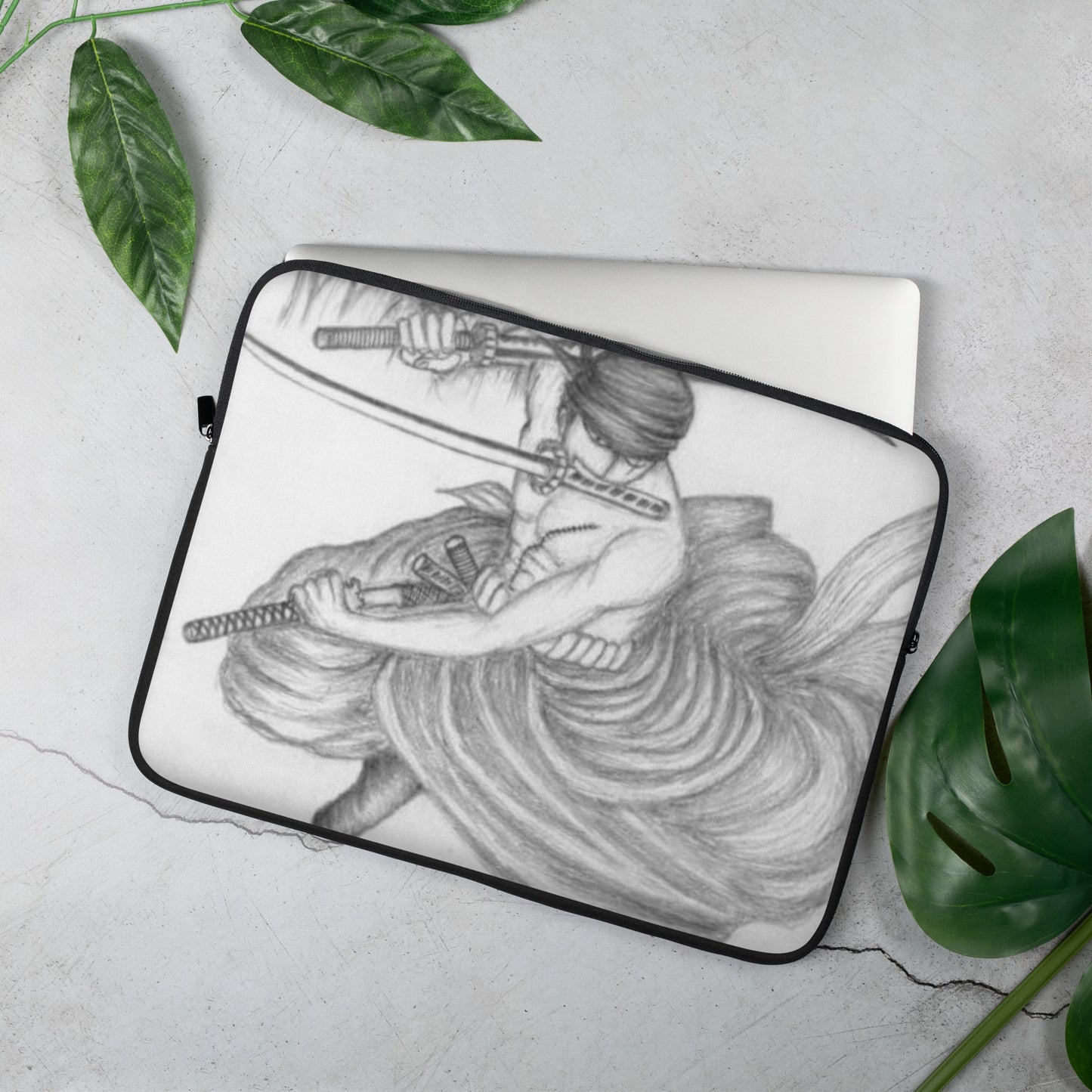 Anime Zoro Drawing Laptop Sleeve