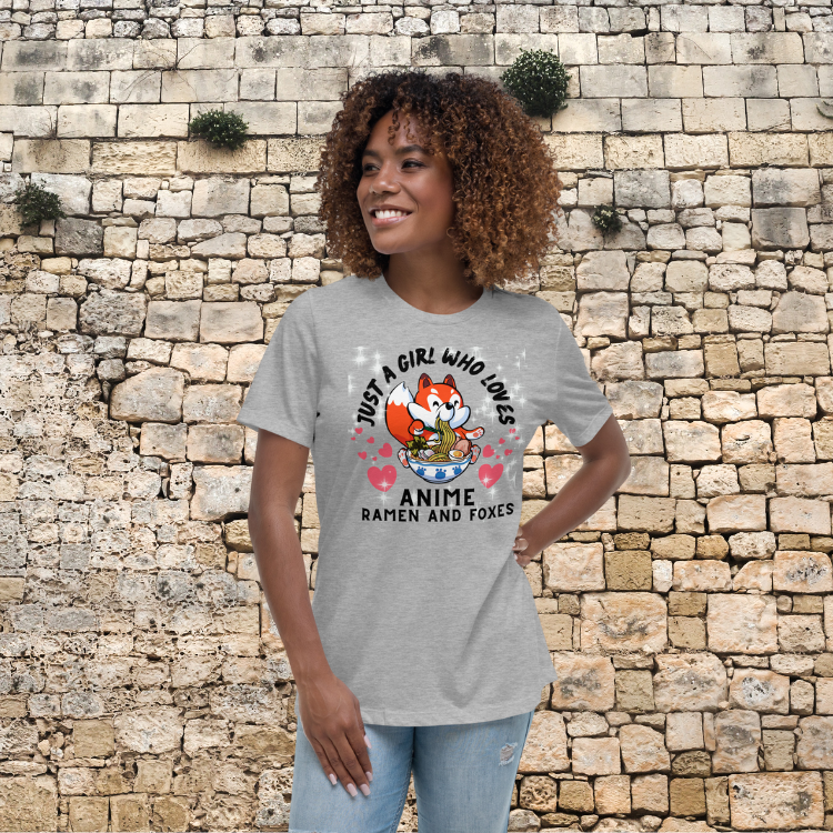 Women's Anime, Ramen and Foxes T-Shirt