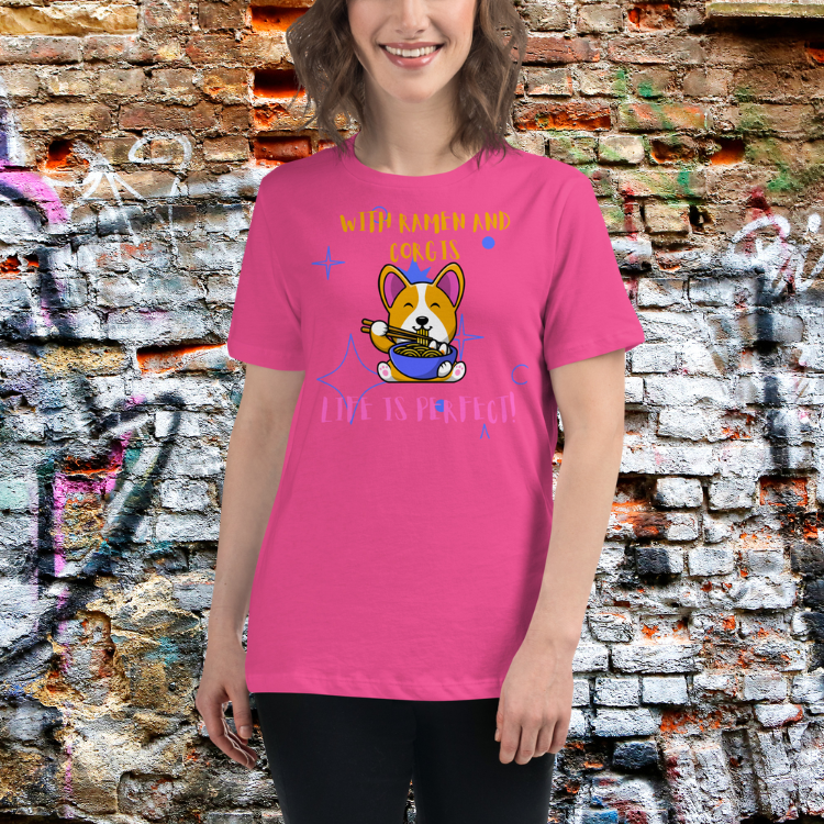 Women's Ramen and Corgis T-Shirt