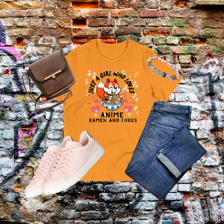 Women's Anime, Ramen and Foxes T-Shirt