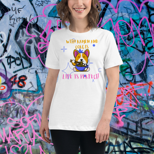 Women's Ramen and Corgis T-Shirt