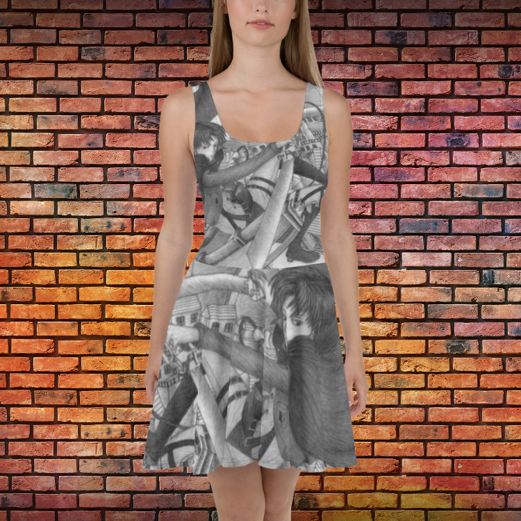 Anime Sketch Dress