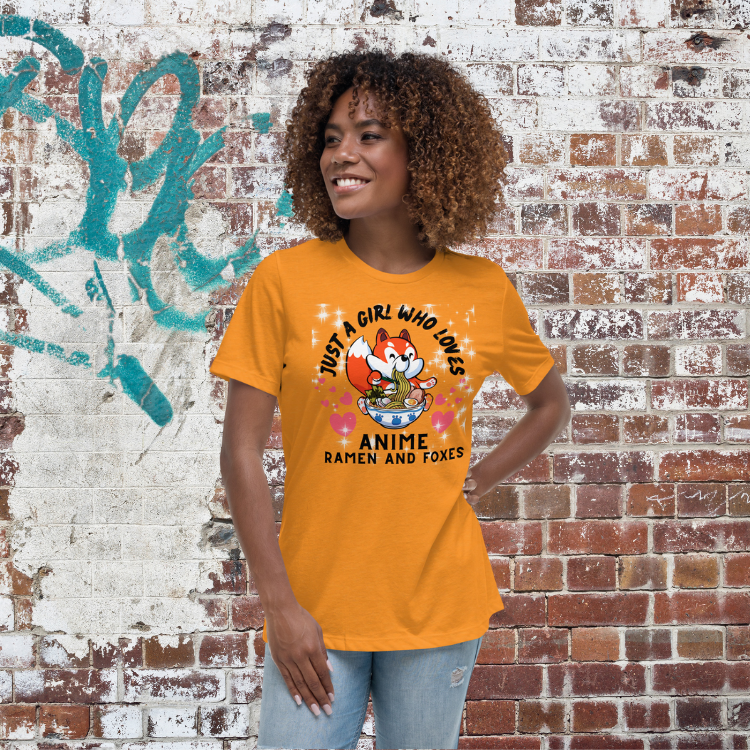 Women's Anime, Ramen and Foxes T-Shirt