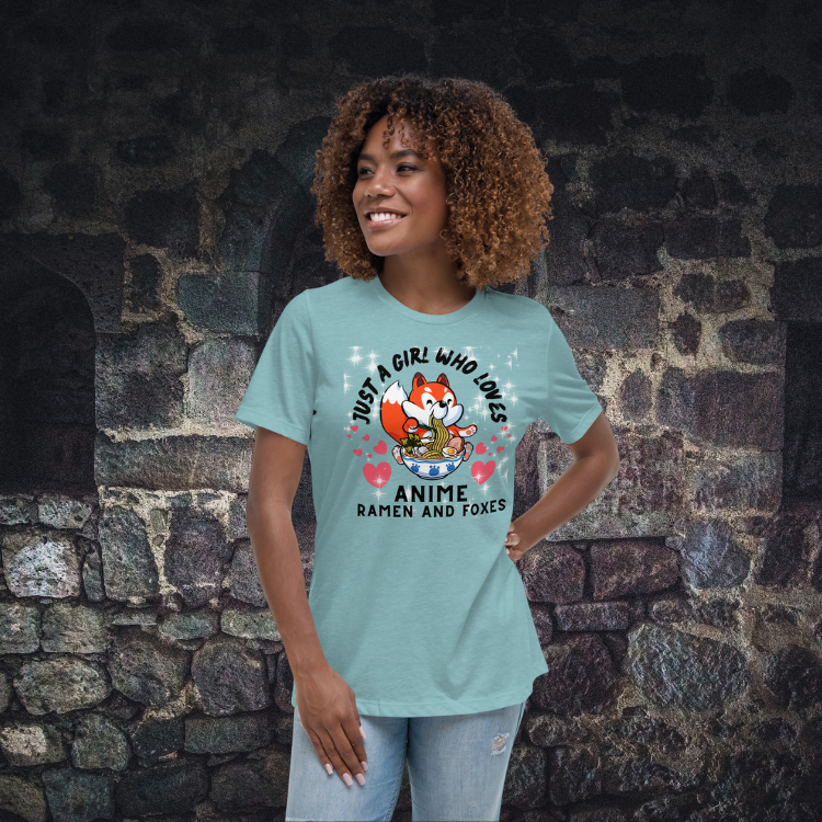 Women's Anime, Ramen and Foxes T-Shirt