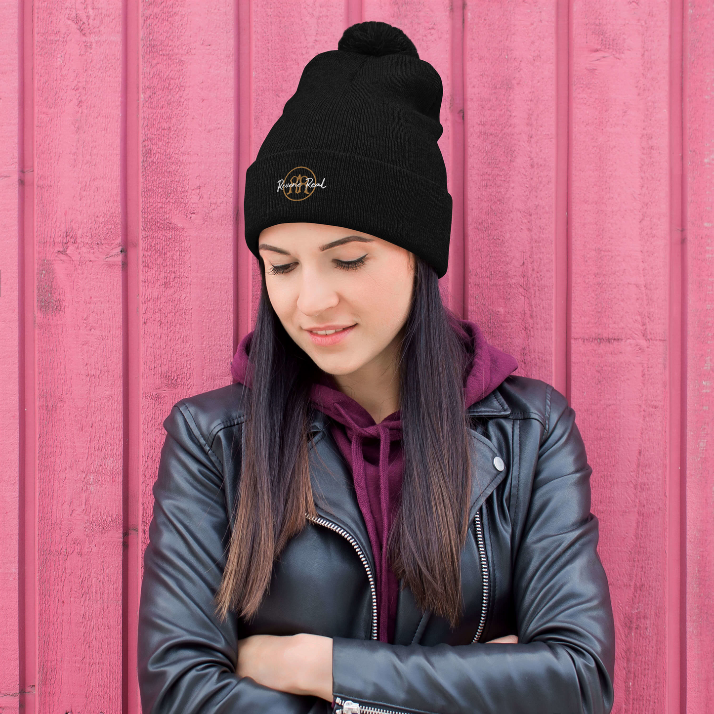 Reverie Real Pom-Pom Beanie