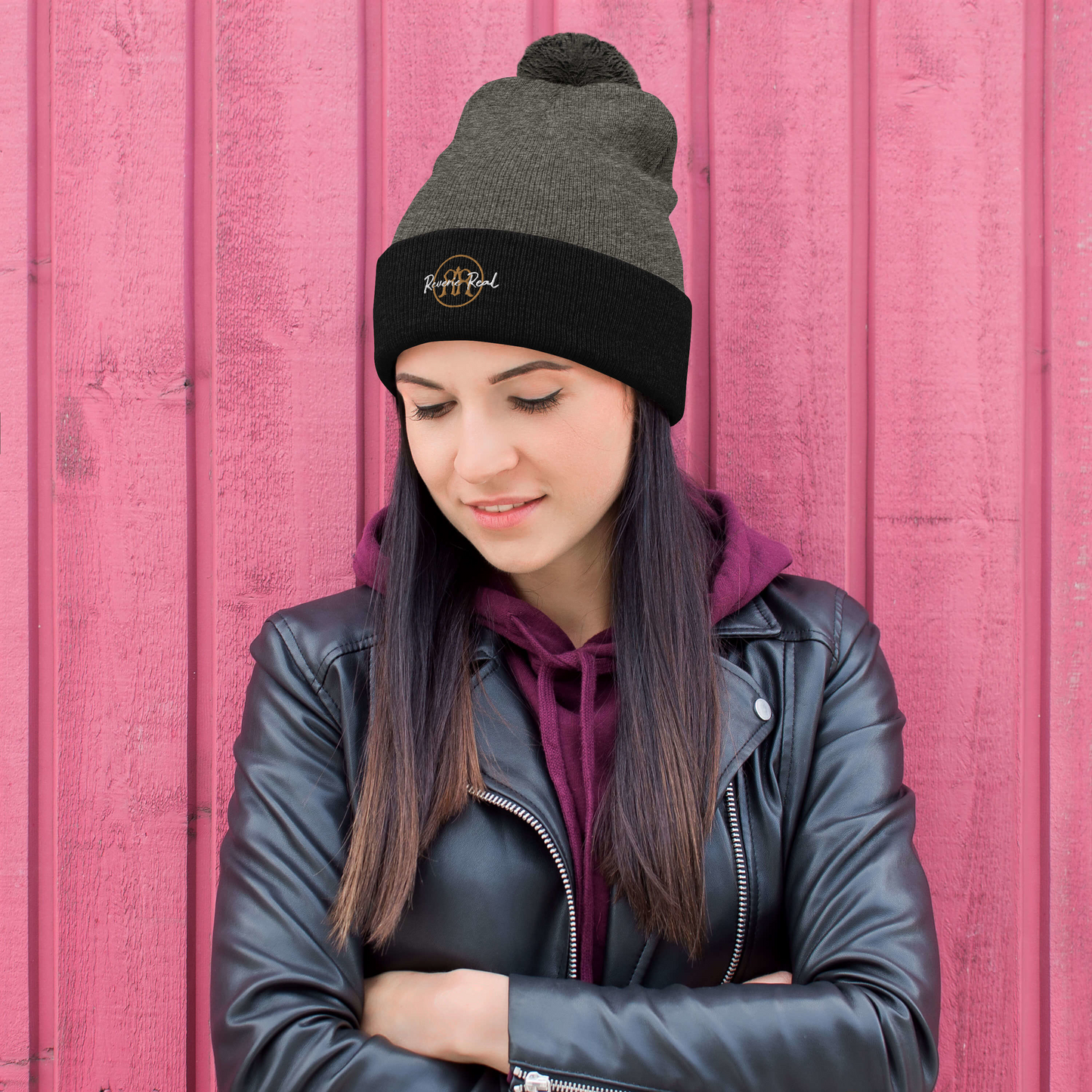 Reverie Real Pom-Pom Beanie